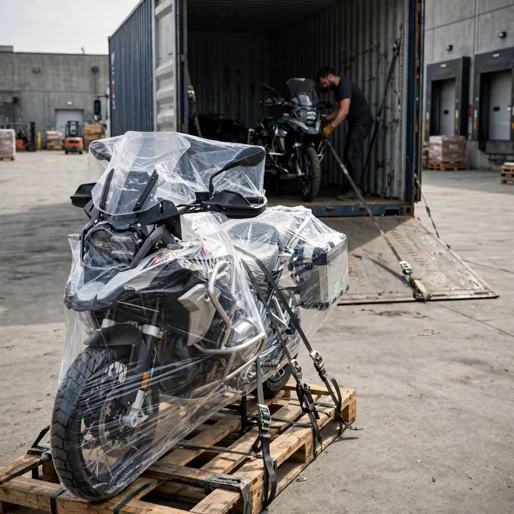 Preparing A Motorcycle For Shipping